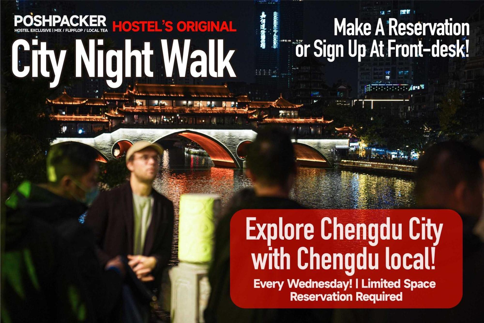 Chengdu Flipflop Hostel Poshpacker Bagian luar foto